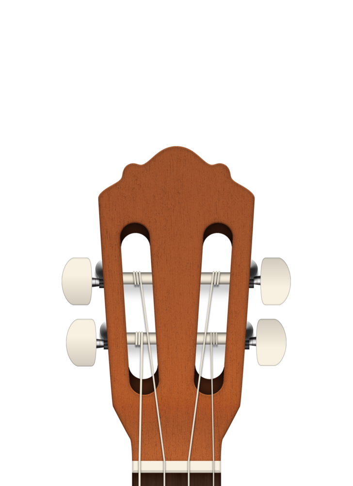 cavaquinho 헤드스톡과 튜닝 페그